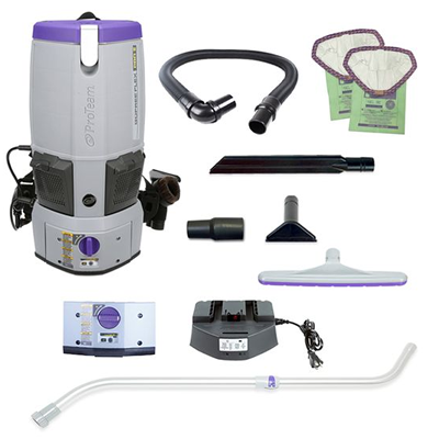 ProTeam GoFree Flex Pro II, 12 Ah, 6 qt. Cordless Backpack Vacuum