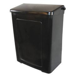 Sanitary Napkin Receptacle - Plastic Black