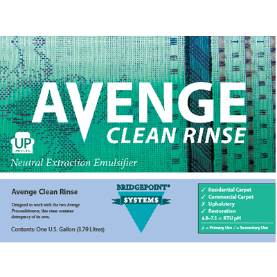 Avenge Clean Rinse Neutral Extraction Emulsifier