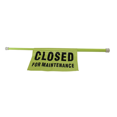 Closed for Maintenance Safety Pole
