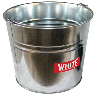 Galvanized Steel pail, 10 qt.