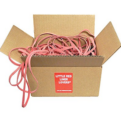 Little Red Liner Lovers Rubber Band for Can Liner