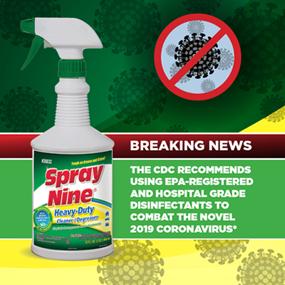 Spray Nine® Heavy Duty Cleaner, Degreaser & Disinfectant
