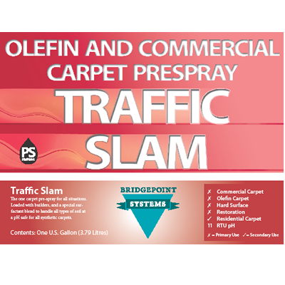 Traffic Slam Olefin and Commercial Carpet Prespray